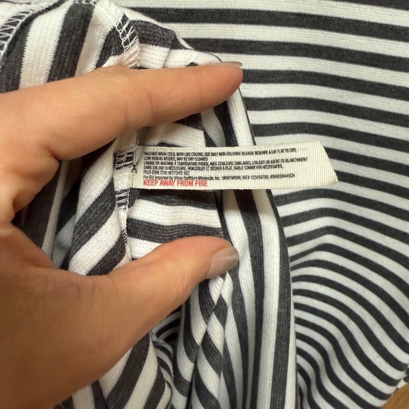 Free People FP Beach Striped Mock Neck Mini Dress - Picture 6 of 9